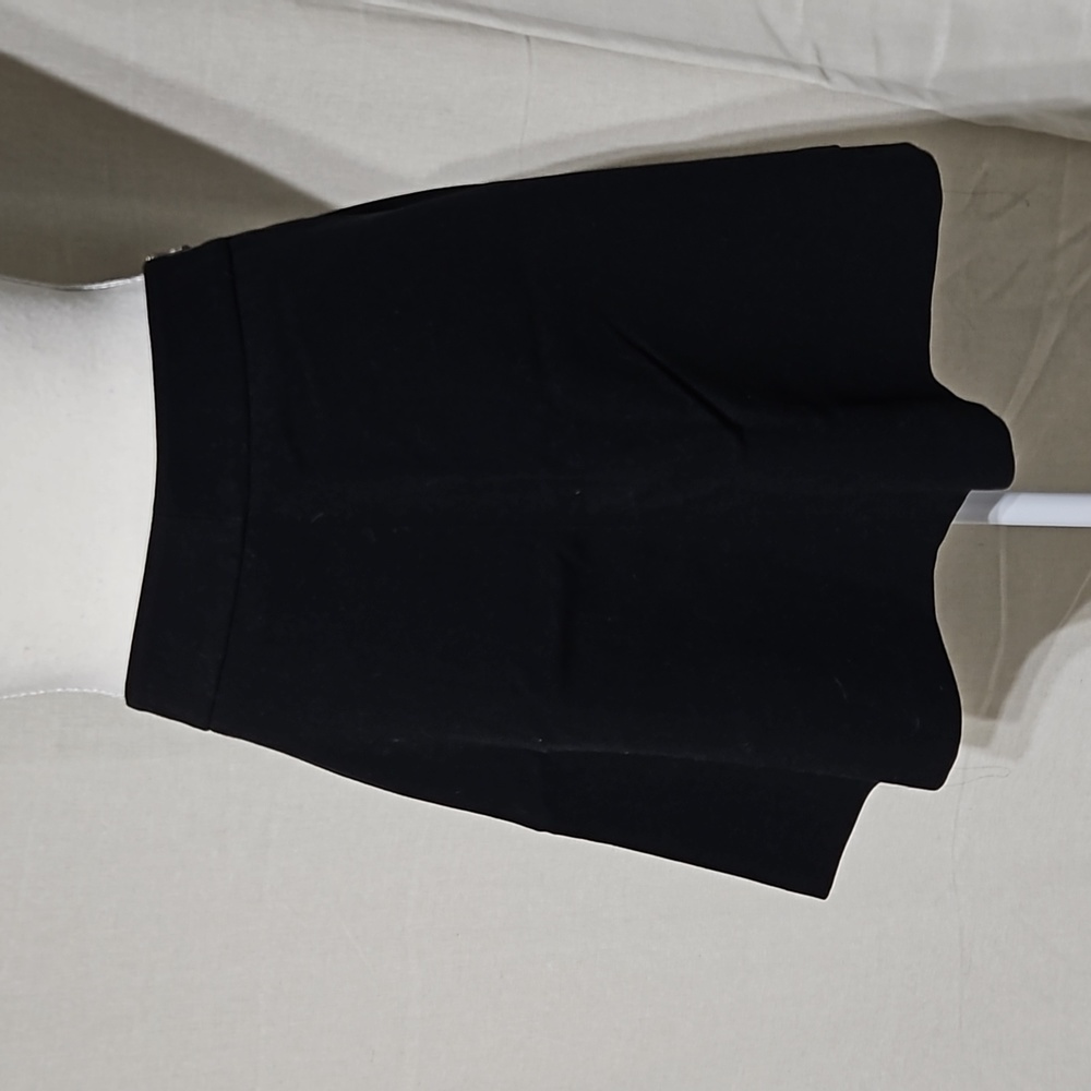 Loft black mini with accented side zipper - Picture 3 of 5